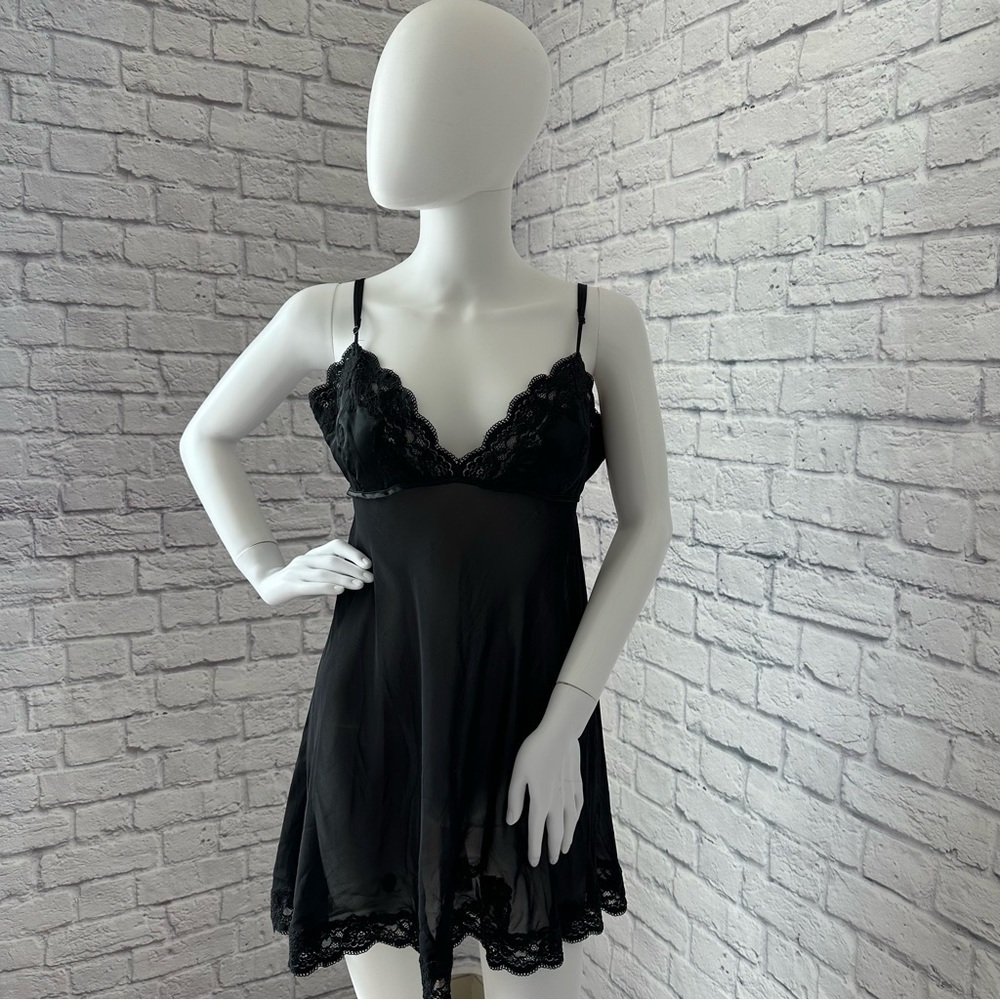 Victoria secret black lace lingerie